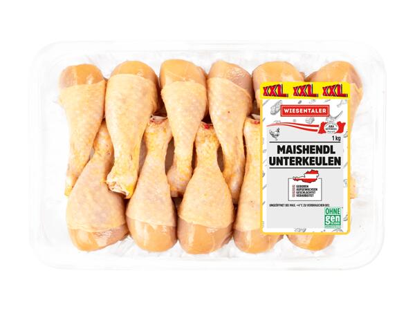 Frische Maishendl Unterkeulen