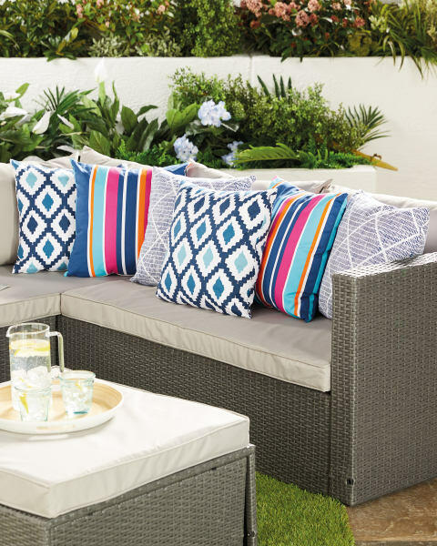 Diamonds Garden Cushion 2 Pack