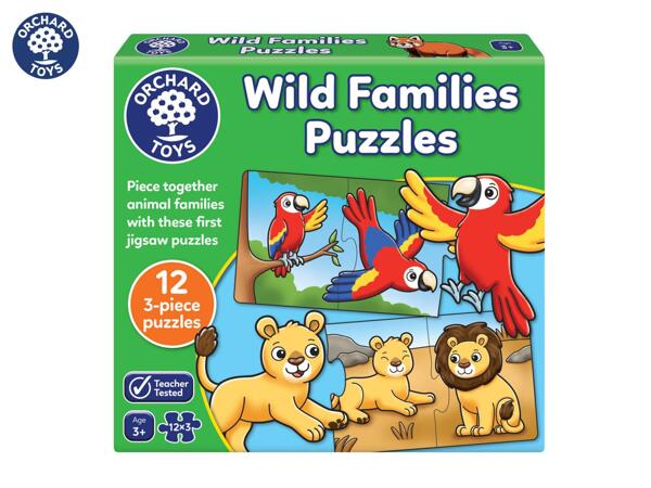 Orchard Toys Wild Families Puzzles Mini Game