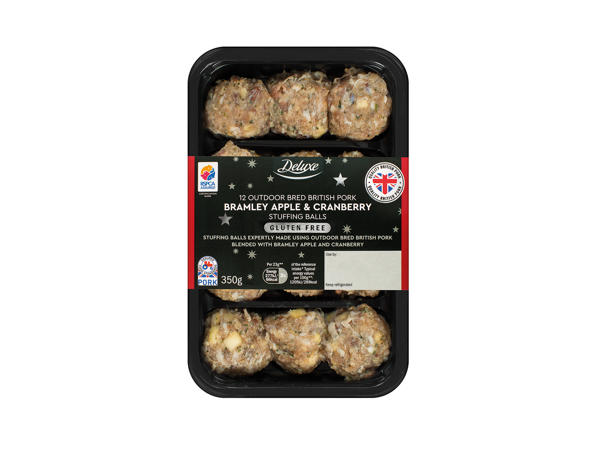 Deluxe 12 Outdoor Bred British Pork Stuffing Balls