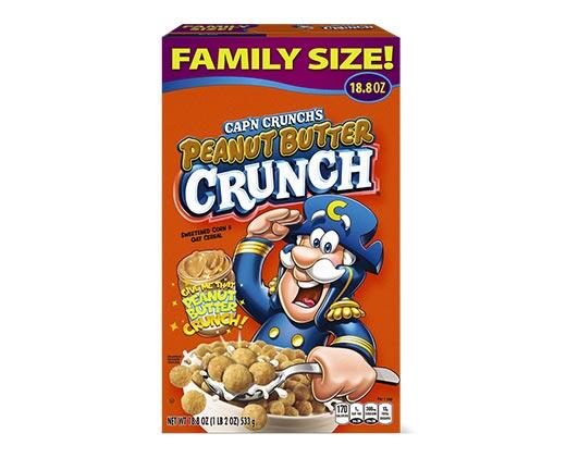 Cap'n Crunch's 
 Oops! All Berries or Peanut Butter