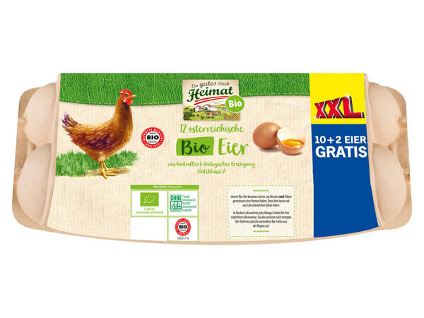 EIN GUTES STÜCK HEIMAT Frische österreichische Bio-Eier