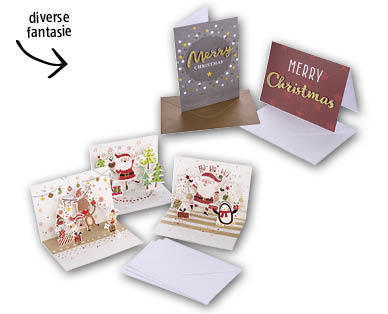 Biglietti di Natale con effetto pop-up