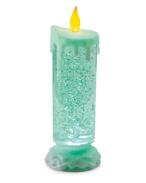 Christmas Candle Snow Globe