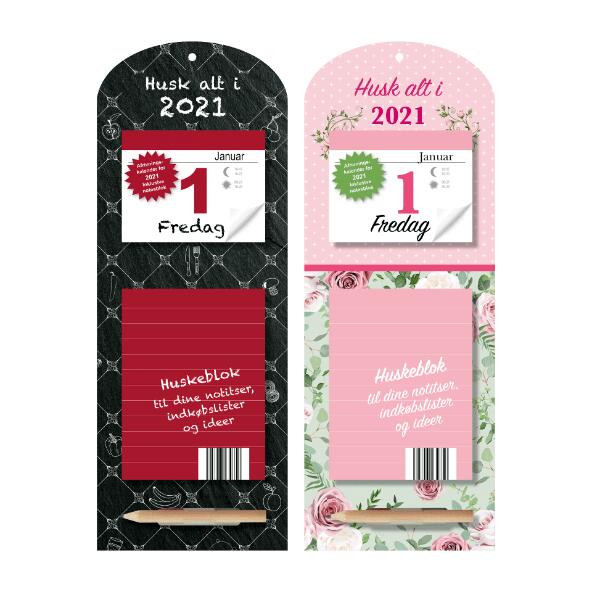 Kalender og memoboard