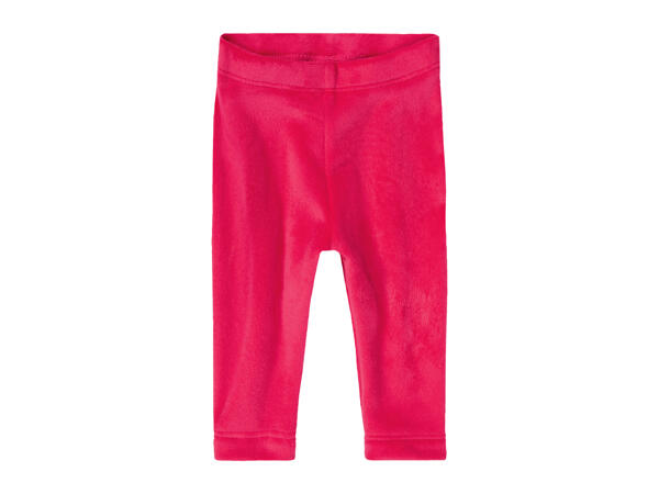 Lupilu Plush Baby Leggings - 2 pack