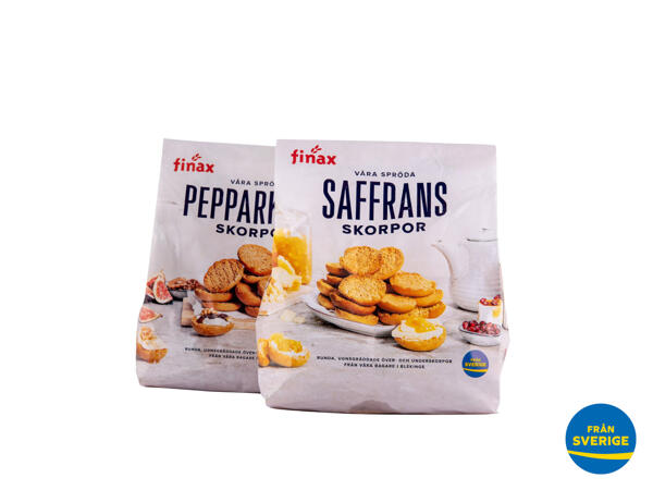 Saffransskorpor /pepparkaksskorpor