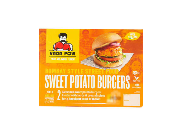 Vada Pow Sweet Potato Burger