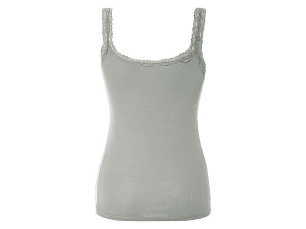 esmara(R) Damen Tops, 3 Stück, mit Spitze