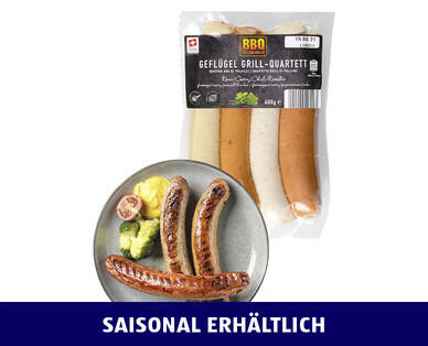 BBQ 
 GEFLÜGEL GRILLQUARTETT