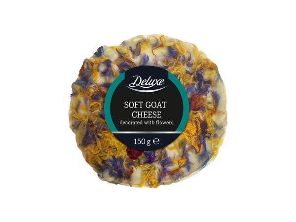 Goat's cheese with flowers