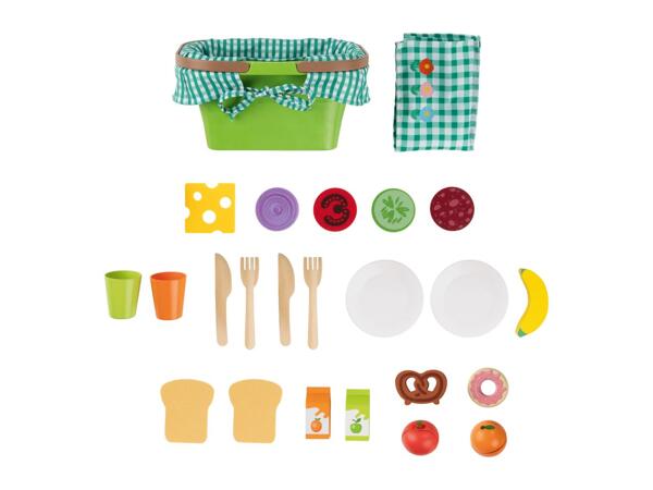 Playtive Picnic/Shopping Bag with Food/Breakfast Playset