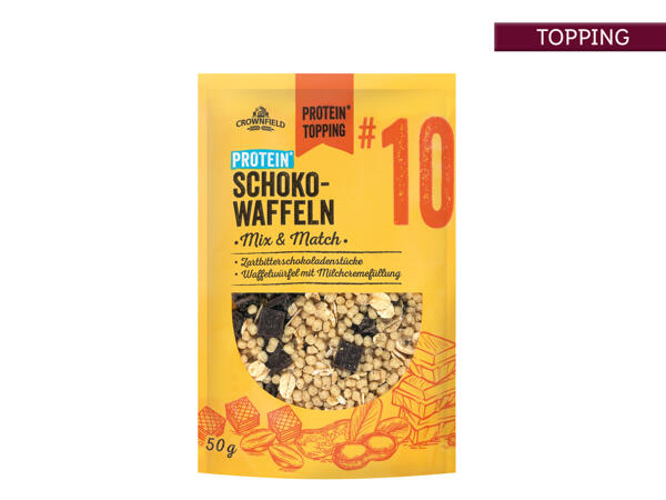 Topping Protein Schokowaffeln