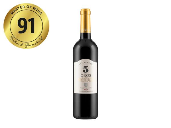 5 Oros Rioja Wine - 2020