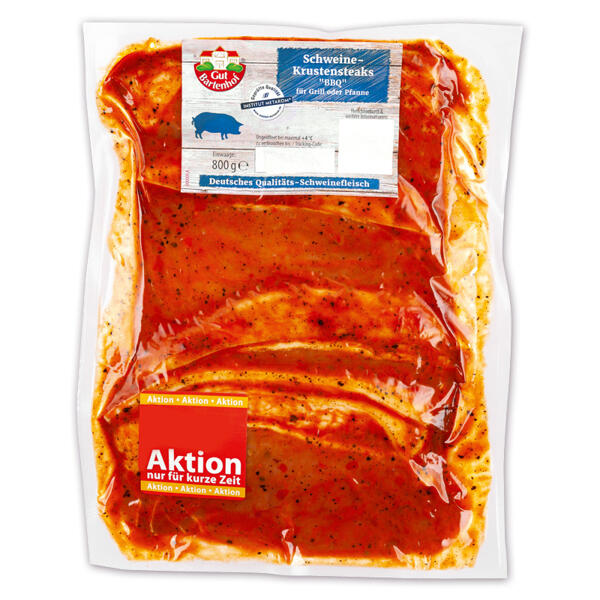 Schweine-Krustensteaks