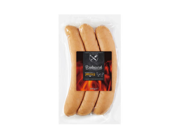 BRATWURST MED EMMENTALER
