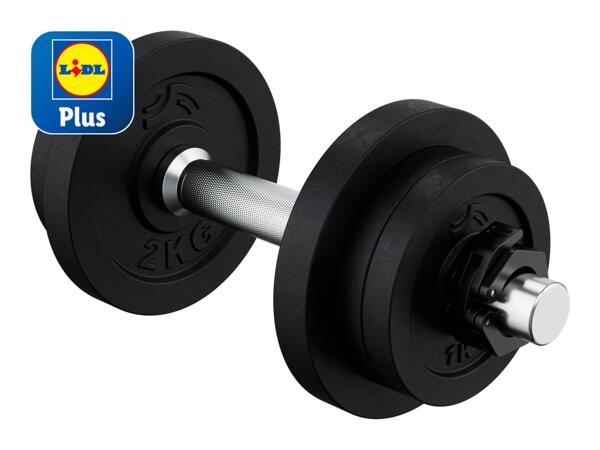 Crivit 10kg Dumbbell Set - 9 Pieces