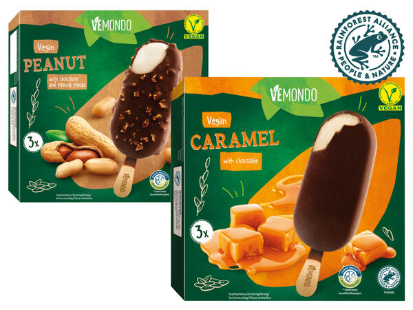 Veganes Stieleis