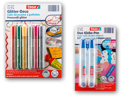 Colle à paillettes/Stylo colle TESA(R)
