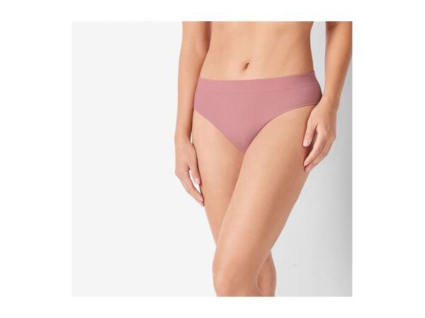 Esmara Ladies' Ribbed Briefs - 3 Pack - Pink
