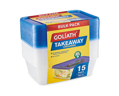 Takeaway Containers 15pk