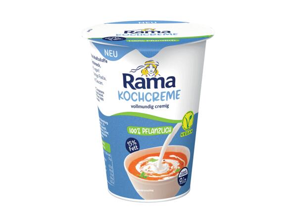 Pflanzliche Kochcreme