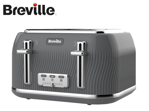 Breville Flow 4 Slice Toaster - Grey