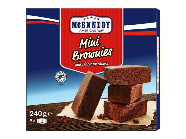 McEnnedy Mini Brownies with Chocolate Pieces