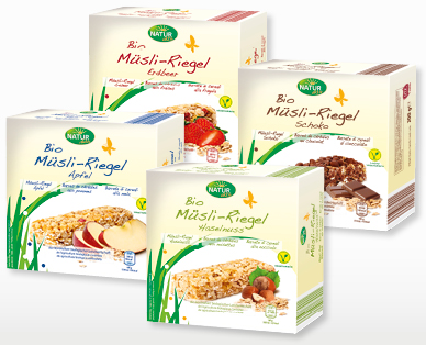 Barrette di müesli bio NATUR AKTIV BIO