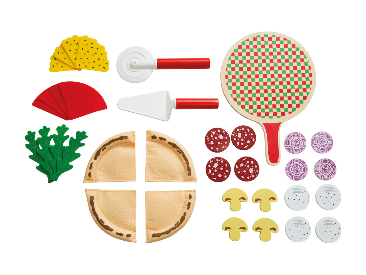 Playtive Junior Wood & Felt Food Set1