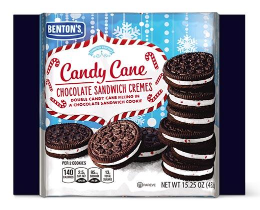 Benton's 
 Candy Cane Sandwich Creme Cookies
