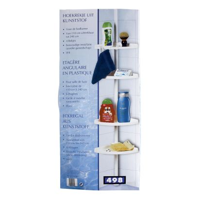 Hoekrekje voor douche