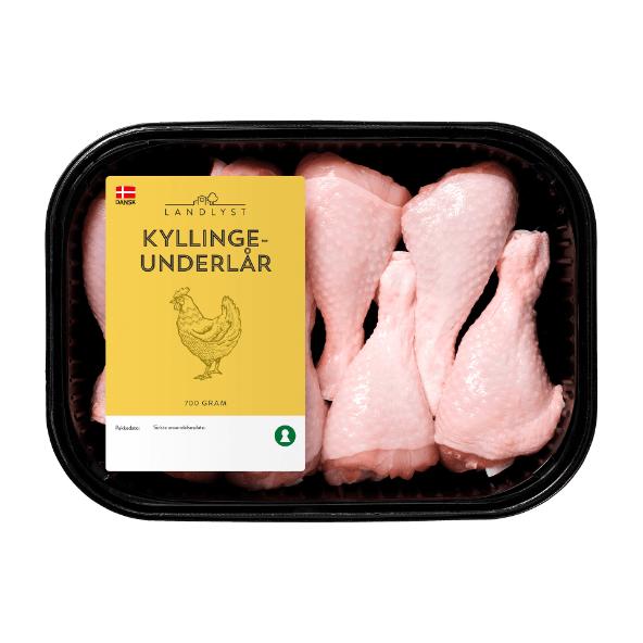 Danske kyllingeunderlår