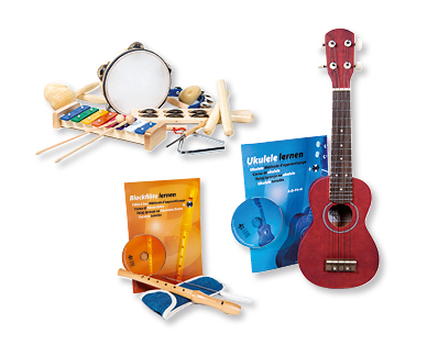 Lot d'instruments de musique