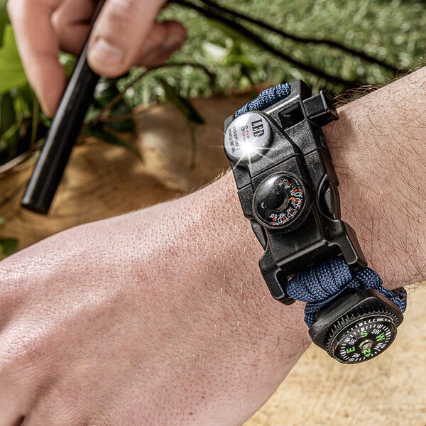 Paracord Überlebens-Armband-Set