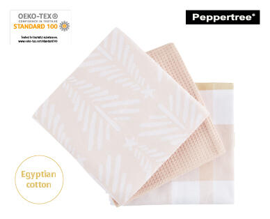 Egyptian Cotton 3 Piece Tea Towel Pack