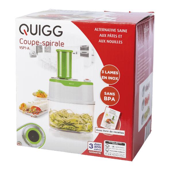 QUIGG(R) 				Coupe-légumes spirale