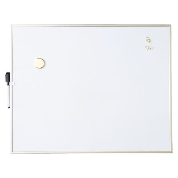 Pembrook Plain Gold Dry Erase Board