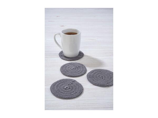 Crelando Cotton Yarn Set - Coaster Crochet Set