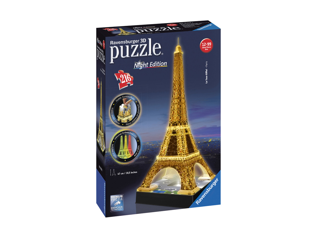 Svítící 3D puzzle