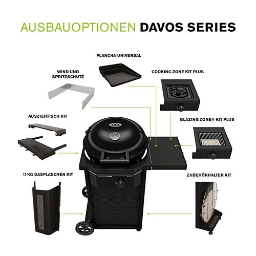 OUTDOORCHEF Gas-Kugelgrill "Davos", 570 g / 50 mbar