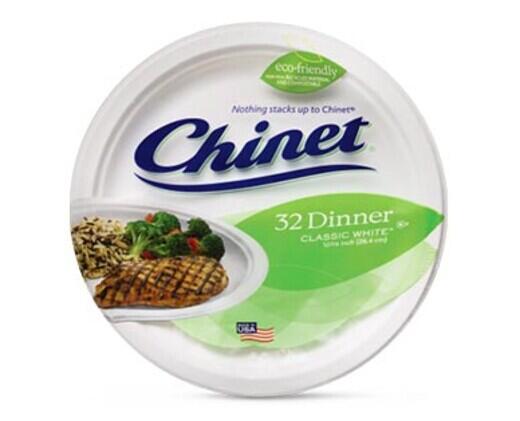 Chinet 
 Premium White Dinner Plates