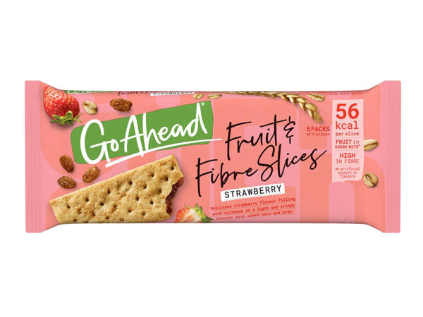 Go Ahead Fruit & Fibre Slices Strawberry