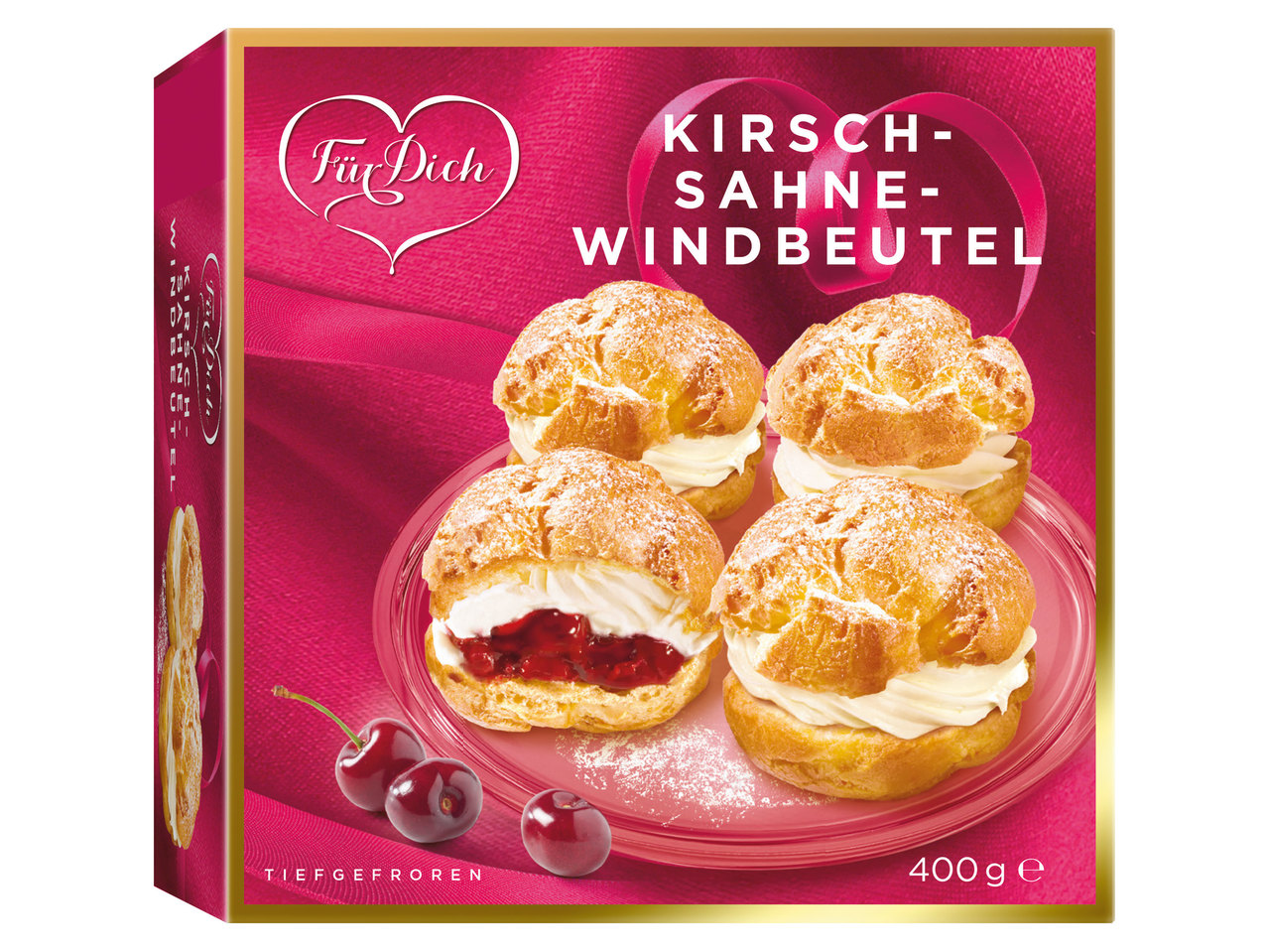 FÜR DICH Kirsch-Sahnewindbeutel