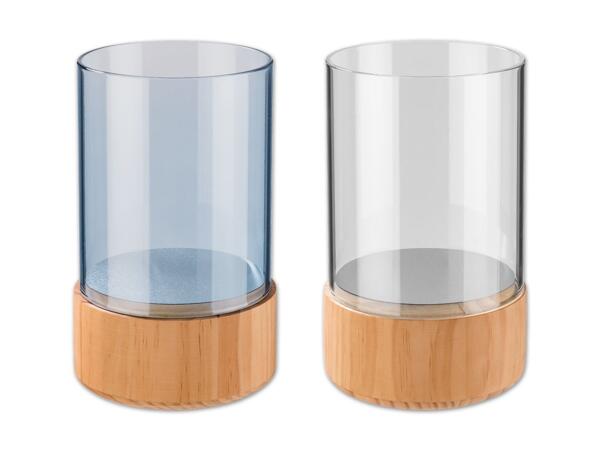 Glas-Windlicht