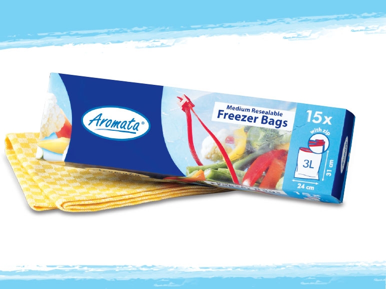 70 Sacchetti Per Congelatore Con Chiusura Lampo – 3 Misure, Riutilizzabili, Con Supporto, Senza BPA, Per Alimenti - 4