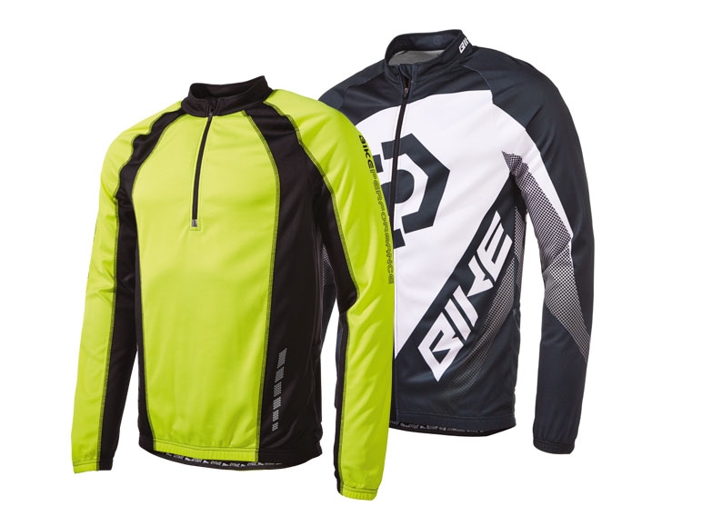 CRIVIT Men's Long-Sleeved Cycling Jersey