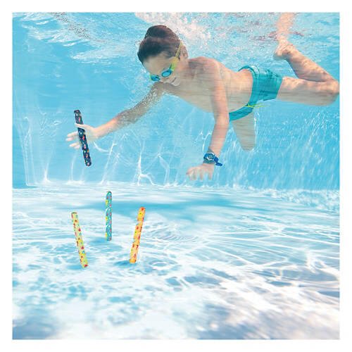4 Piece Sticks Shaped Neoprene Dive Toys