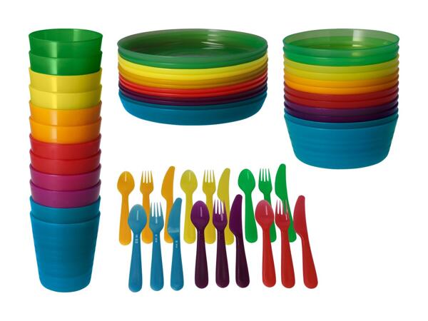 Sets de vaisselle de pique-nique, 12 pièces/36 pièces