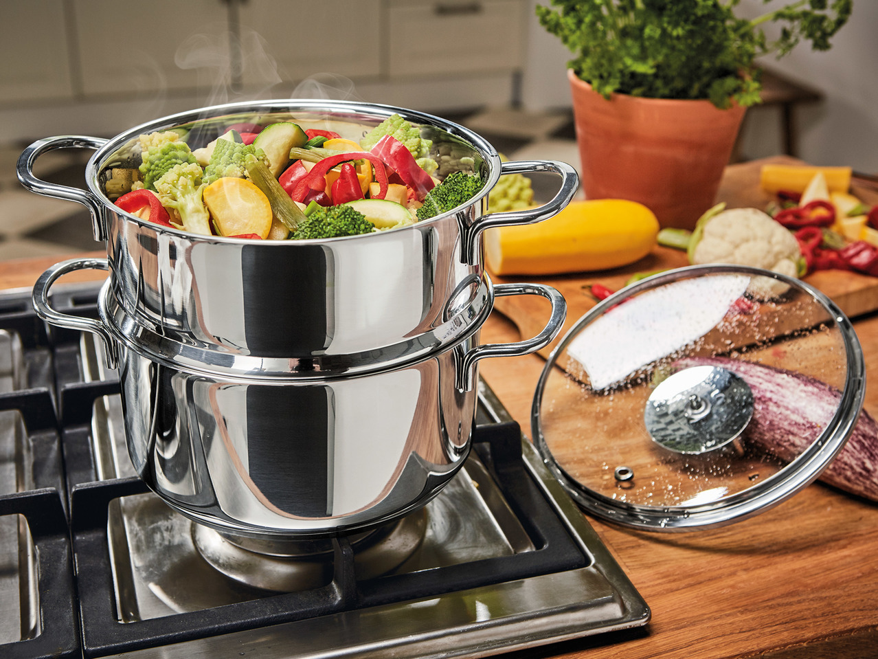 Ernesto Saucepan with Steamer Insert1
